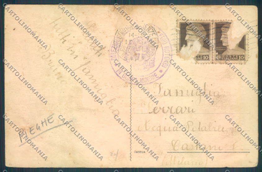 Varese Gorla Minore Collegio PIEGHE cartolina LQ7402 – retro