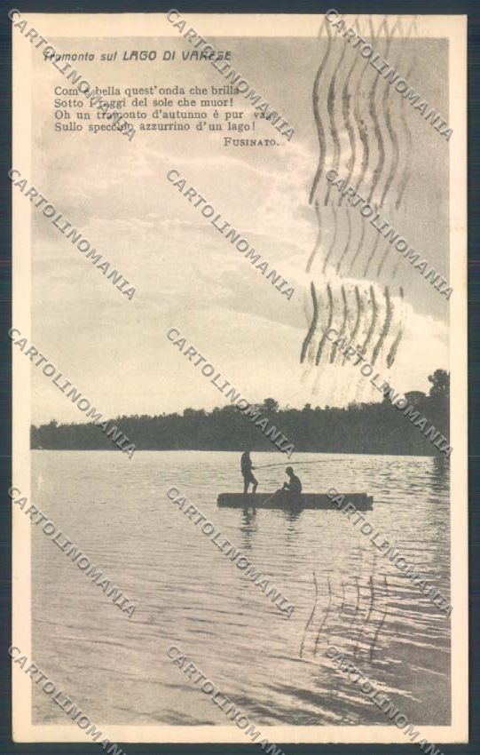 Varese Lago di Barca cartolina LQ7409 – fronte