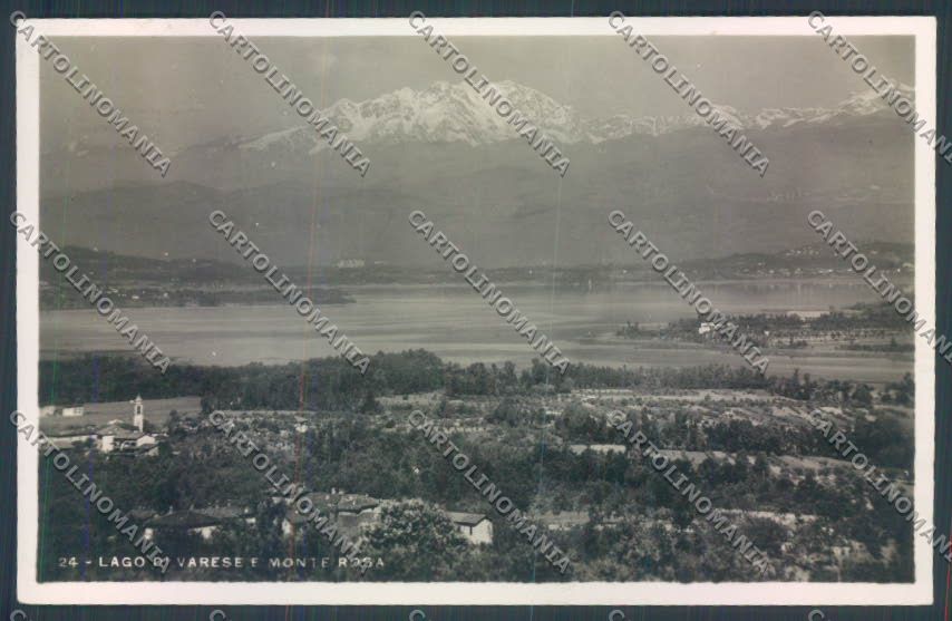 Varese Lago di Monte Rosa Foto cartolina LQ7411 – fronte