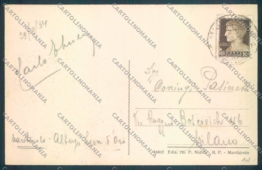 Varese Marchirolo cartolina LQ7446 – retro