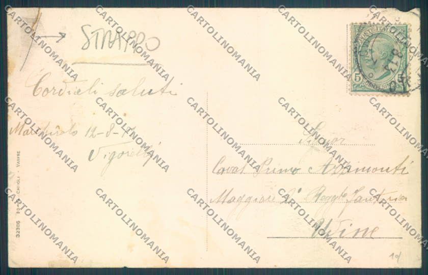 Varese Marchirolo STRAPPI cartolina LQ7447 – retro