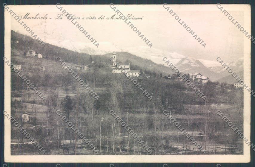 Varese Marchirolo PIEGHINE cartolina LQ7458 – fronte