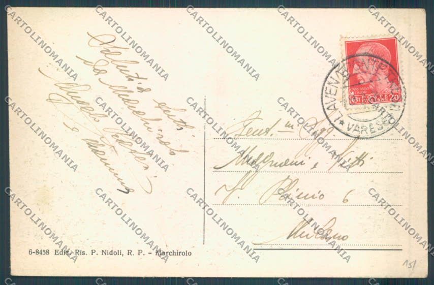 Varese Marchirolo cartolina LQ7464 – retro