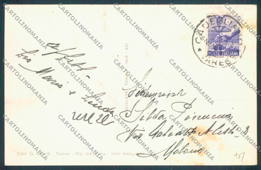 Varese Marchirolo Foto cartolina LQ7475 – retro