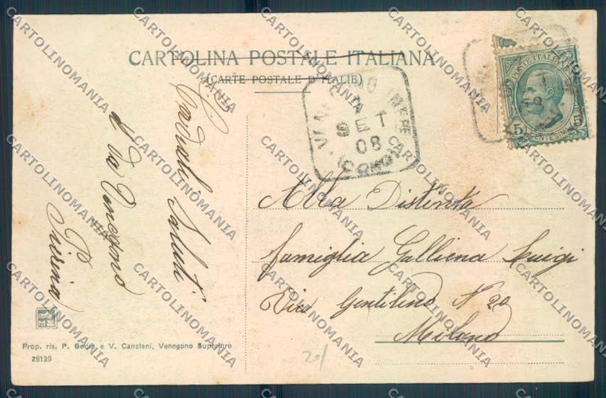 Varese Venegono cartolina LQ7513 – retro