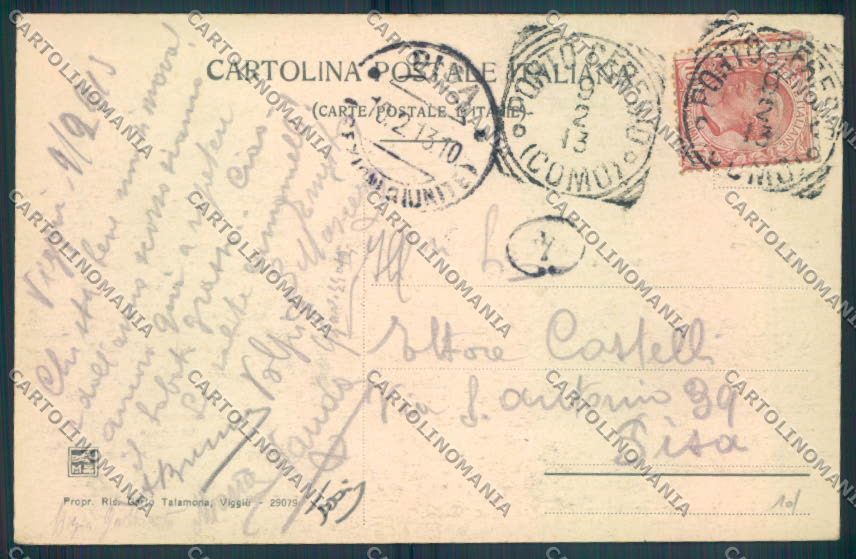 Varese Viggiù cartolina LQ7525 – retro