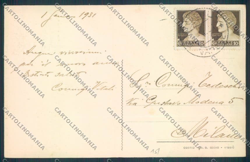 Varese Viggiù cartolina LQ7528 – retro