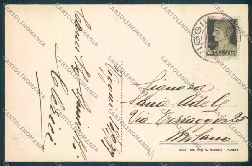 Varese Viggiù cartolina LQ7543 – retro