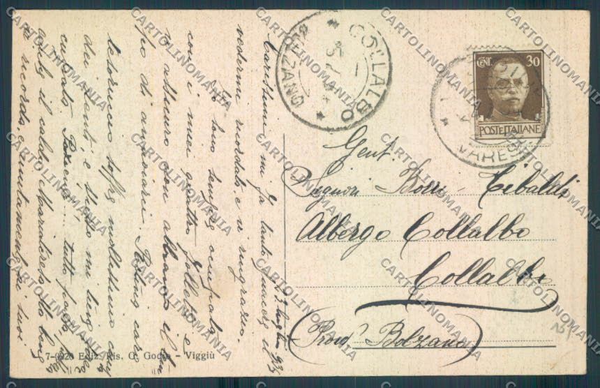 Varese Viggiù cartolina LQ7548 – retro