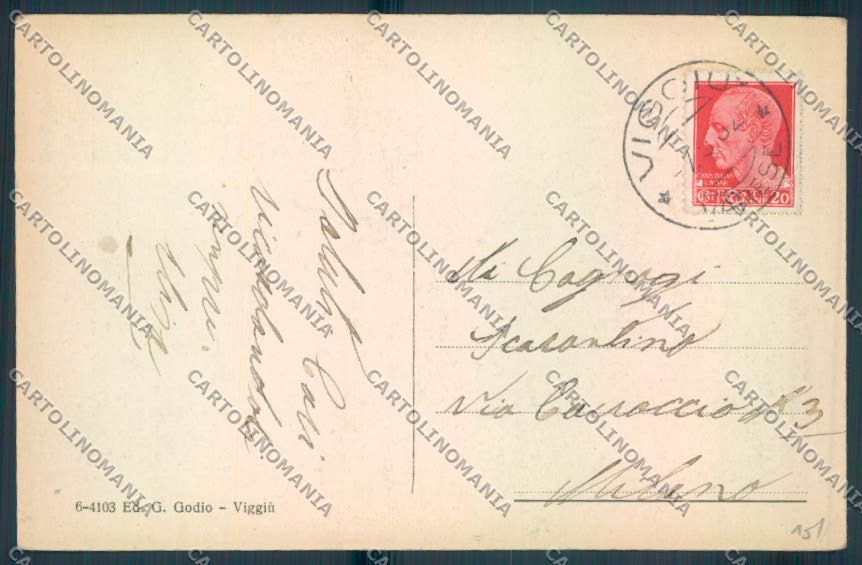 Varese Viggiù cartolina LQ7563 – retro