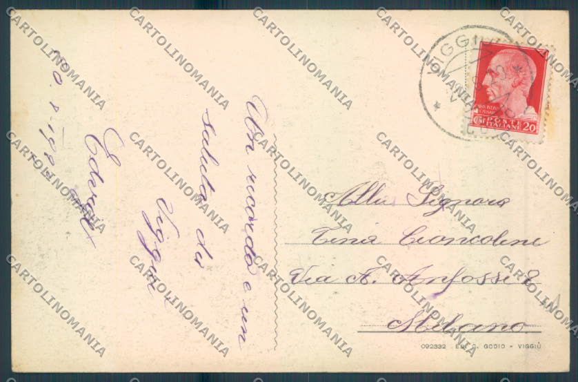 Varese Viggiù cartolina LQ7565 – retro