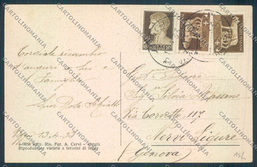 Varese Viggiù cartolina LQ7571 – retro