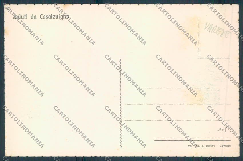 Varese Casalzuigno cartolina LQ7589 – retro