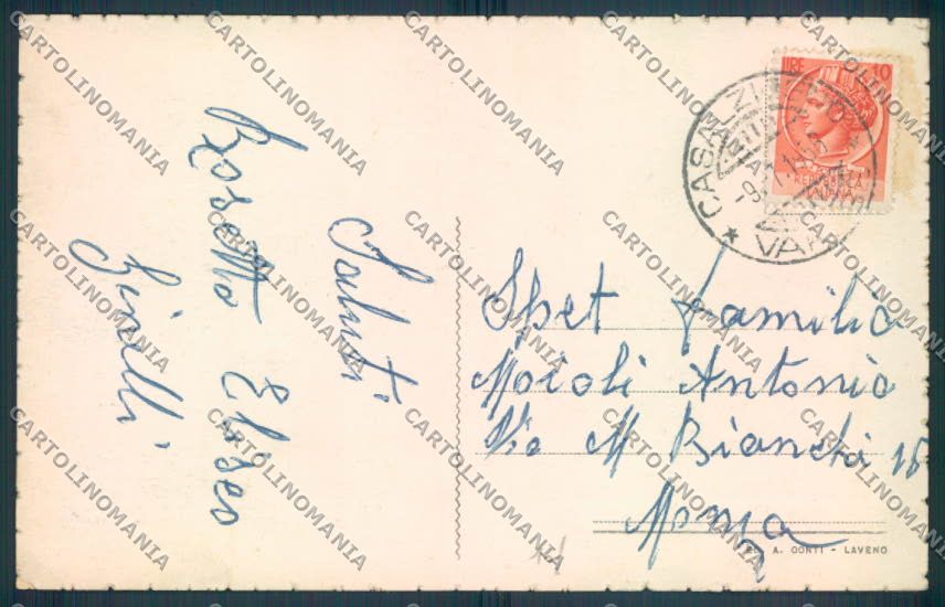 Varese Casalzuigno cartolina LQ7595 – retro
