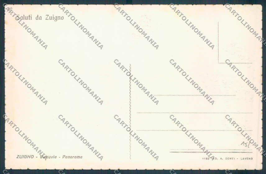 Varese Casalzuigno cartolina LQ7600 – retro