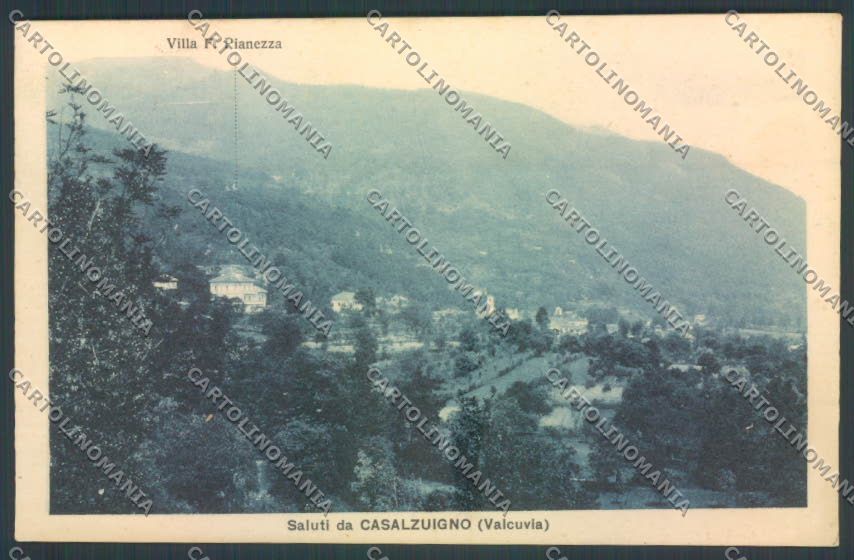 Varese Casalzuigno Saluti da cartolina LQ7601 – fronte