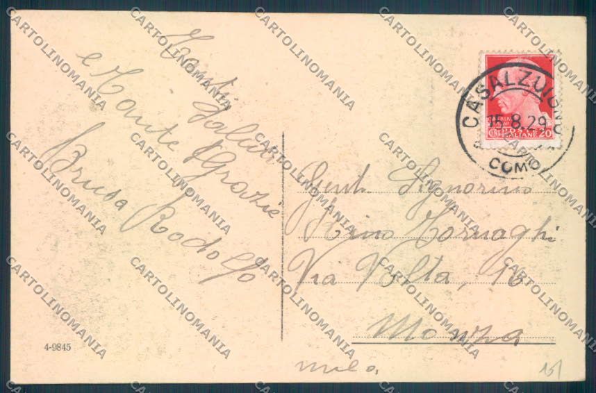 Varese Casalzuigno Saluti da cartolina LQ7601 – retro