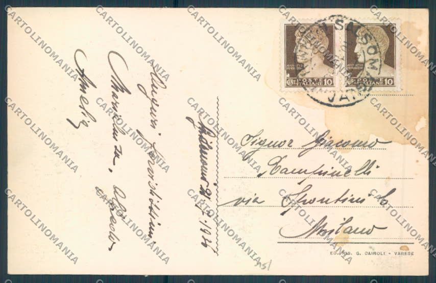 Varese Gemonio cartolina LQ7616 – retro