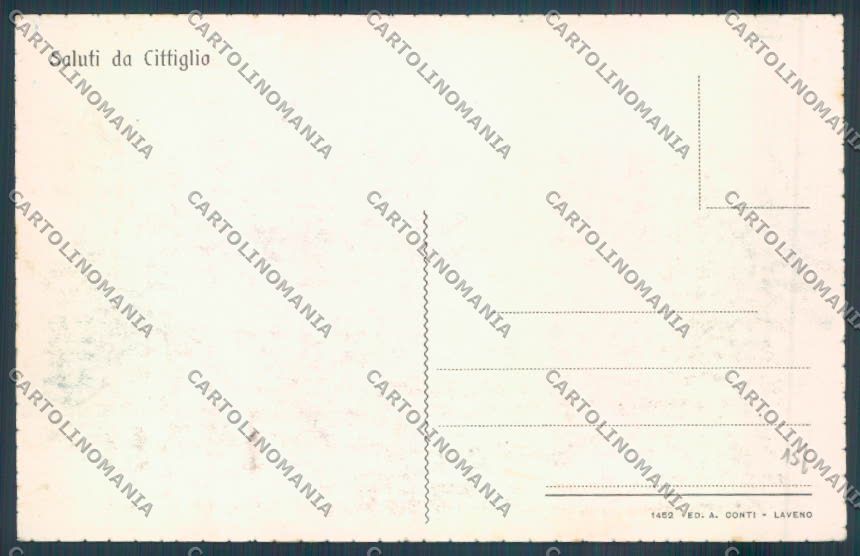Varese Cittiglio Saluti da cartolina LQ7639 – retro