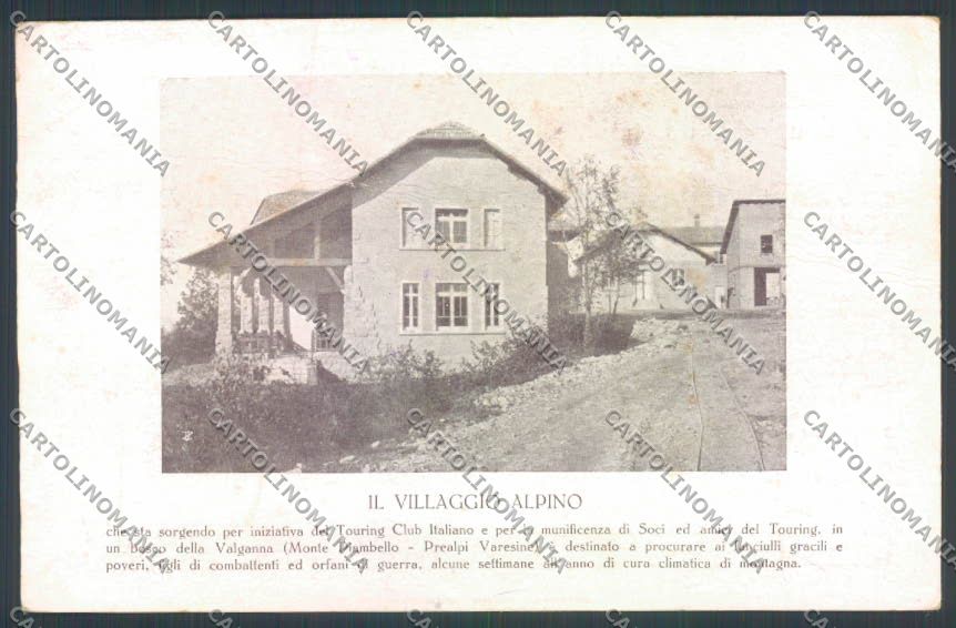 Varese Valganna PIEGATA cartolina LQ7660 – fronte