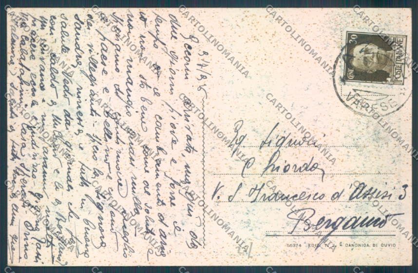 Varese Orino cartolina LQ7693 – retro