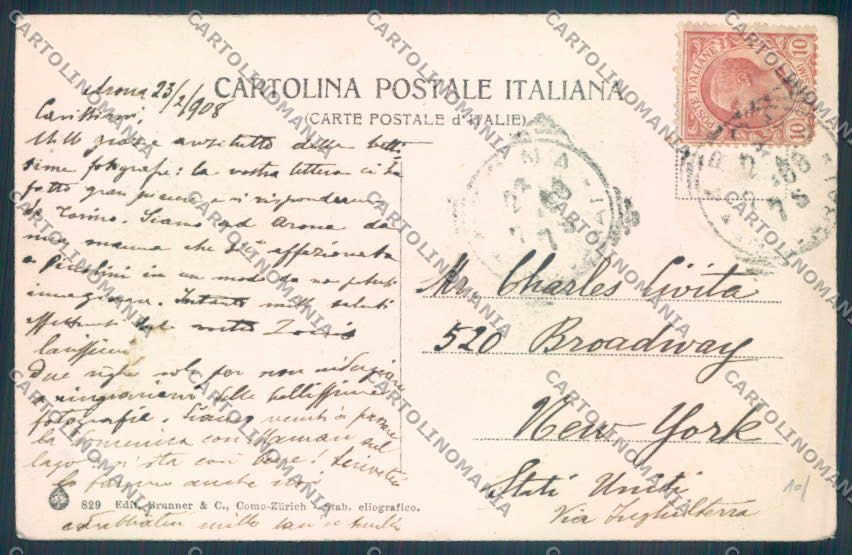 Varese Angera cartolina LQ7713 – retro