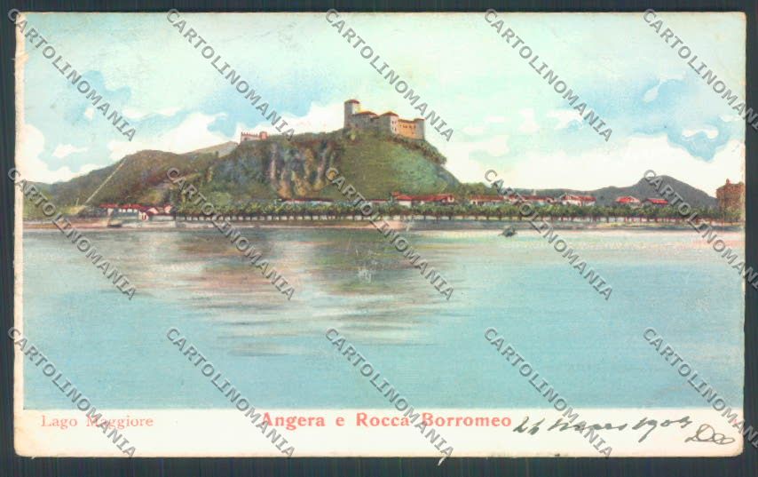 Varese Angera cartolina LQ7718 – fronte