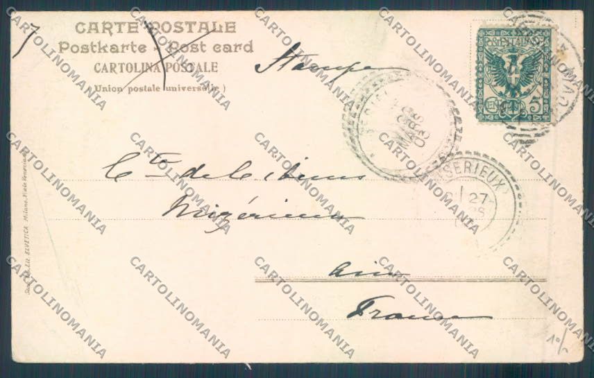 Varese Angera cartolina LQ7718 – retro