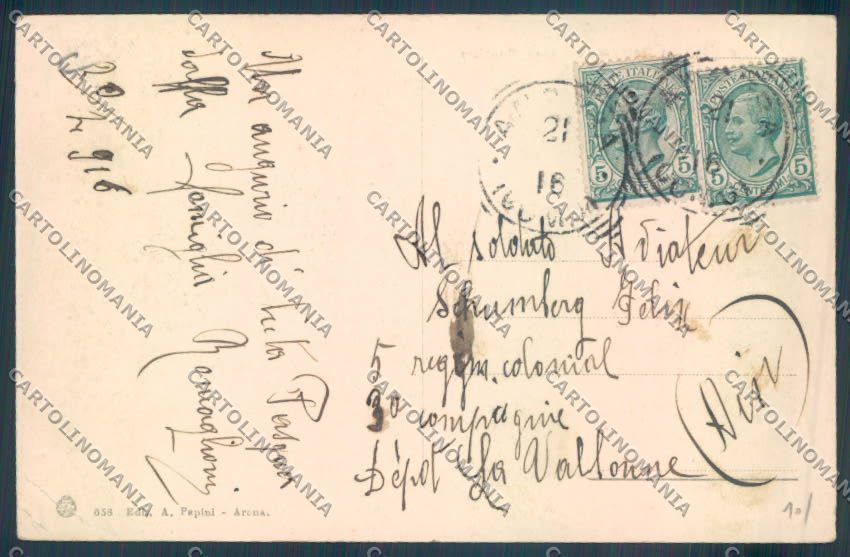 Varese Angera Battello cartolina LQ7719 – retro