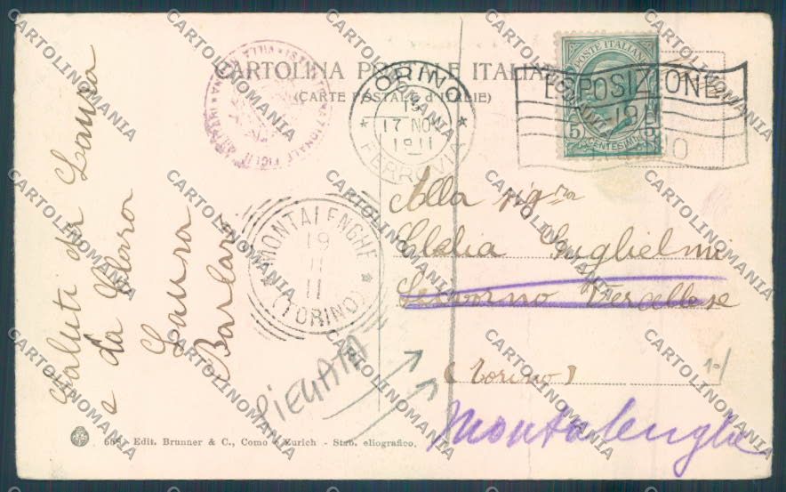 Varese Angera Battello PIEGATA cartolina LQ7720 – retro
