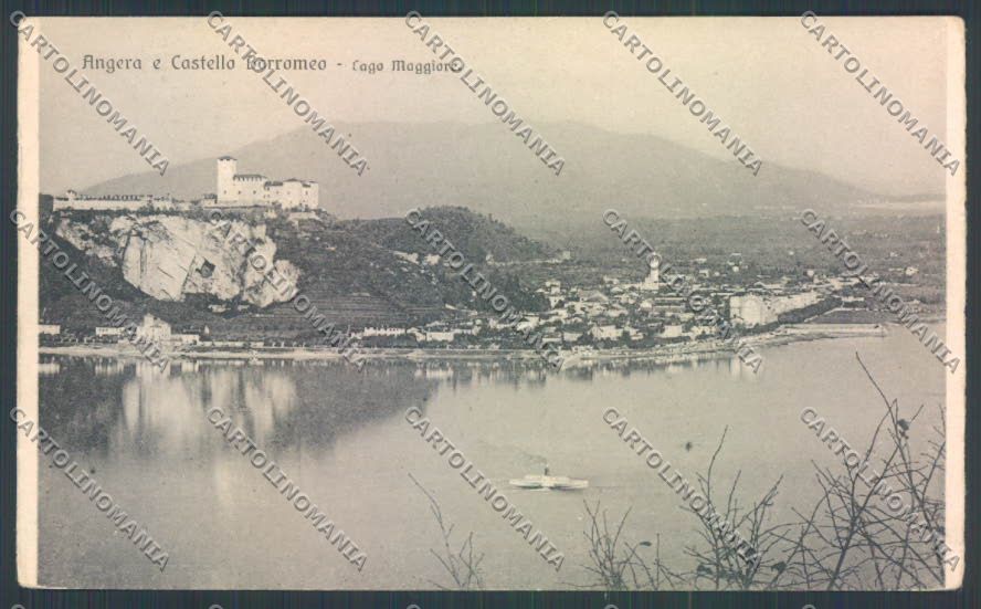 Varese Angera Battello cartolina LQ7723 – fronte