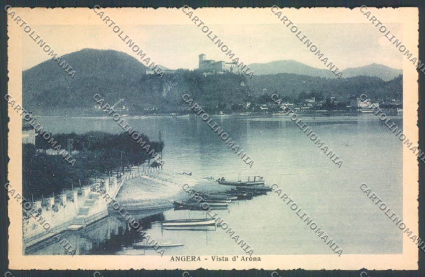 Varese Angera Barca cartolina LQ7724 – fronte