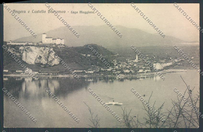 Varese Angera Battello cartolina LQ7730 – fronte