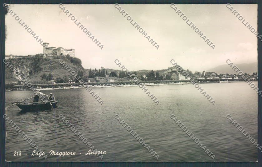 Varese Angera Barca Foto cartolina LQ7738 – fronte