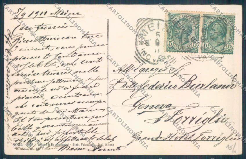 Varese Angera cartolina LQ7744 – retro