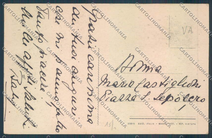 Varese Angera cartolina LQ7746 – retro