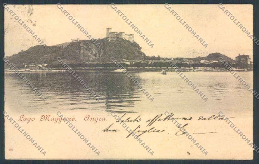 Varese Angera cartolina LQ7758 – fronte