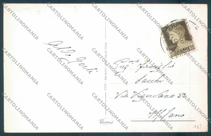 Varese Angera Barca cartolina LQ7762 – retro