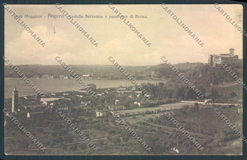 Varese Angera cartolina LQ7764 – fronte