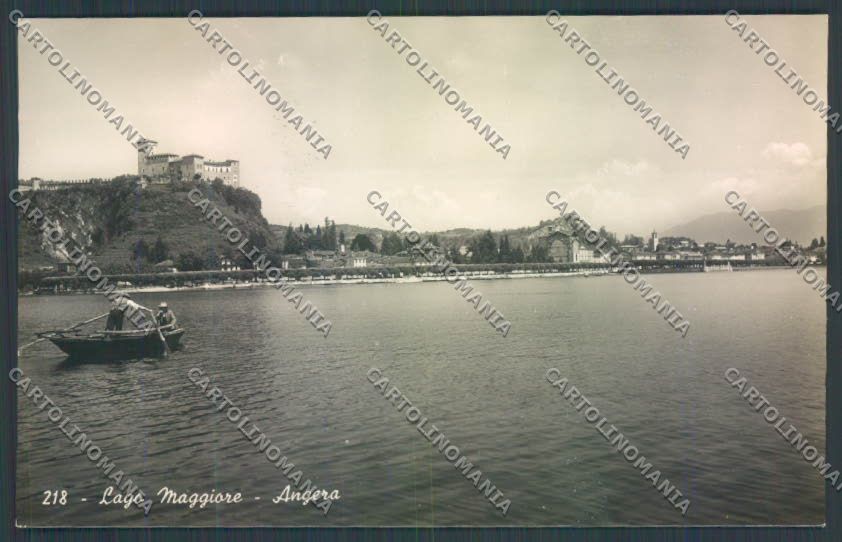 Varese Angera Barca Foto cartolina LQ7765 – fronte