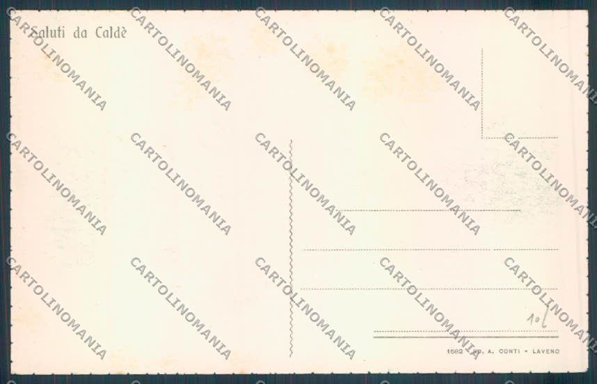 Varese Castelveccana Caldè cartolina LQ7778 – retro