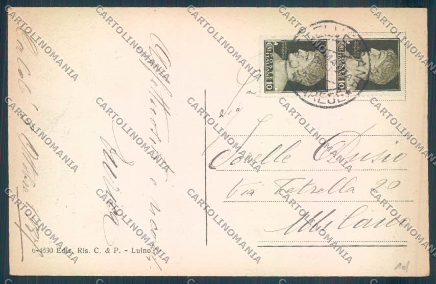 Varese Castelveccana Caldè cartolina LQ7781 – retro