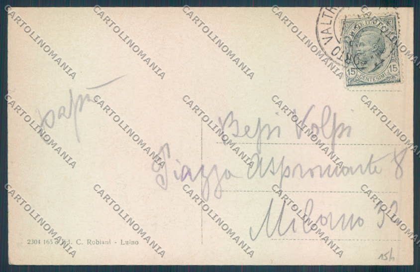 Varese Castelveccana Caldè cartolina LQ7791 – retro