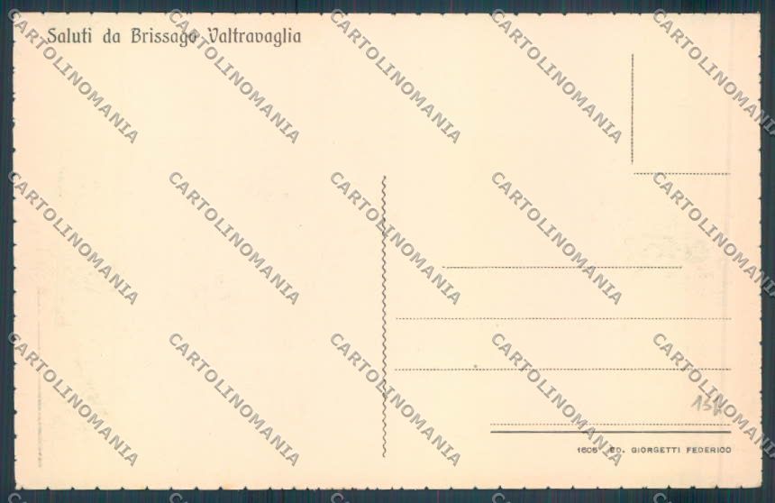 Varese Brissago Saluti da cartolina LQ7815 – retro