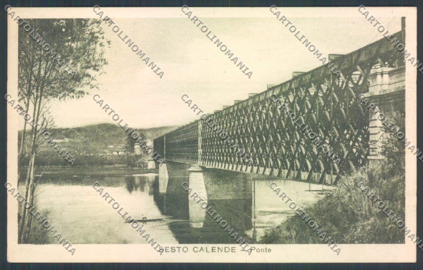Varese Sesto Calende Ponte cartolina LQ7826 – fronte