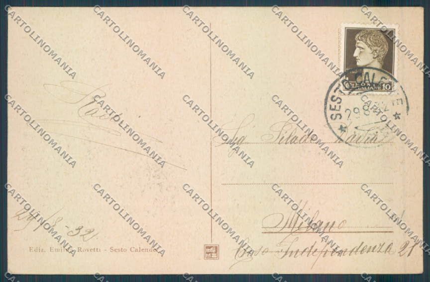 Varese Sesto Calende cartolina LQ7832 – retro