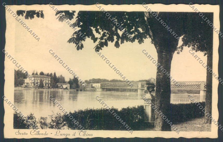 Varese Sesto Calende Ponte cartolina LQ7835 – fronte