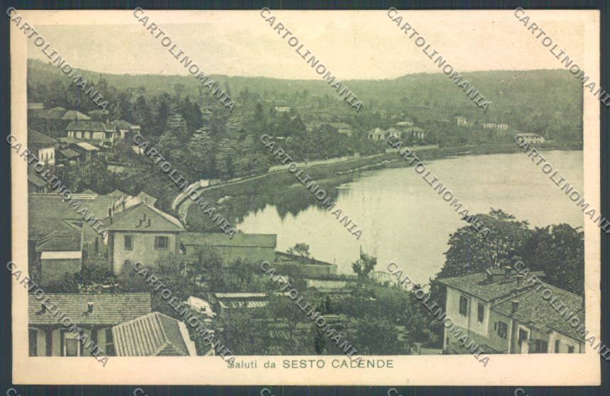 Varese Sesto Calende Saluti da cartolina LQ7838 – fronte