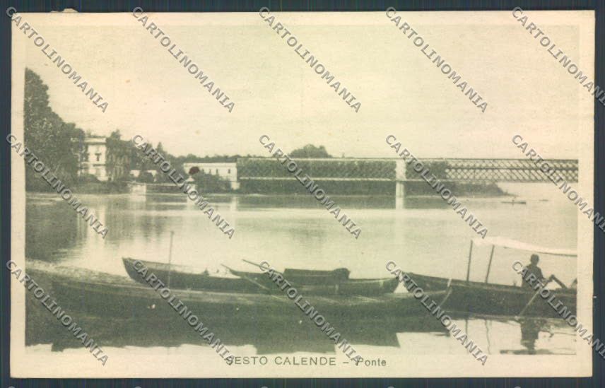 Varese Sesto Calende Barca cartolina LQ7854 – fronte