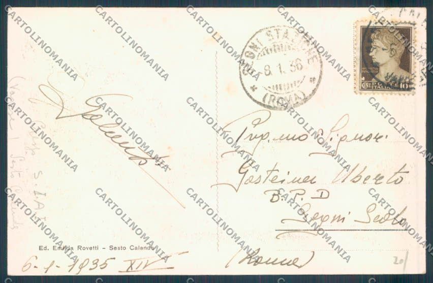 Varese Sesto Calende Saluti da cartolina LQ7859 – retro